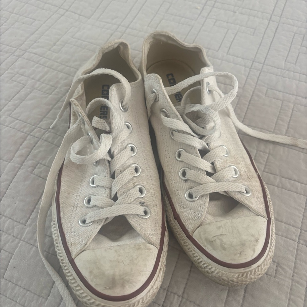 Converse Off-White Canvas Sneakers
